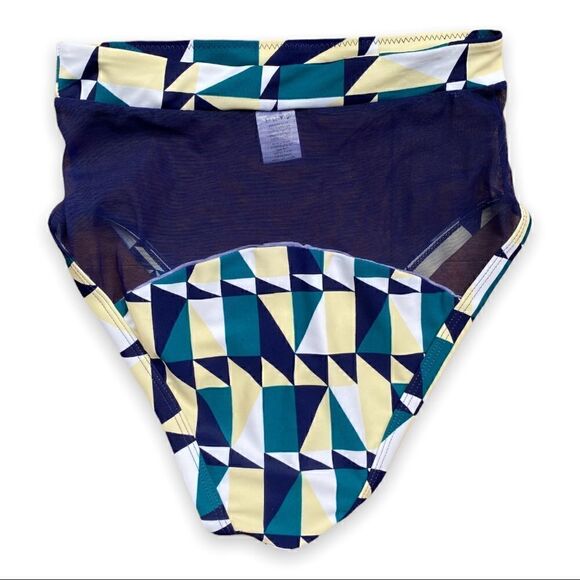 REE Bees Geometric Print High Waist Bikini - Picture 6 of 15